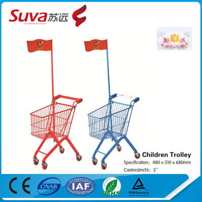 chariot de achat de achat à enfants de chariot de chariot à chariot de chariot à panier de roue de caddie de jouet