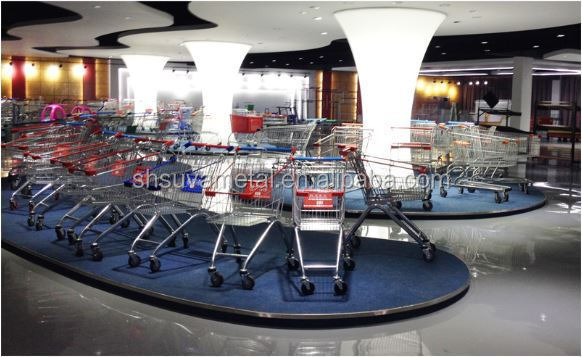 serrures de achat de pièce de monnaie de chariot à supermarché, prix de achat de chariot (SV-DT-140)